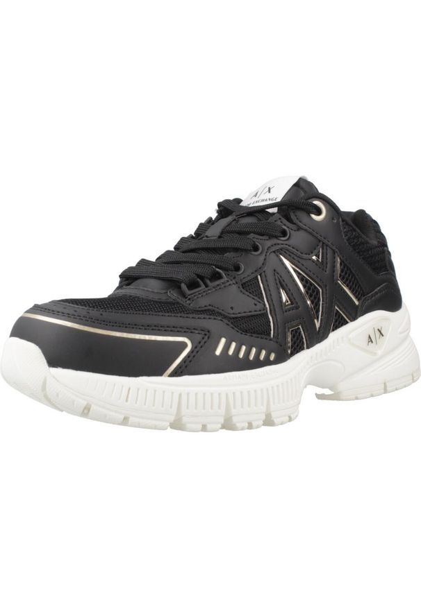 Armani Exchange - Kapcie ARMANI EXCHANGE XW002153 AF1953 Czarny. Kolor: czarny. Materiał: syntetyk, tkanina. Styl: sportowy