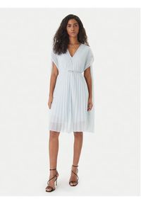BOSS Sukienka koktajlowa Doplisse 50558254 Błękitny Relaxed Fit. Kolor: niebieski. Materiał: syntetyk. Styl: wizytowy #2