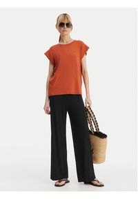 Emporio Armani Spodnie materiałowe EW004075 AF20240 UC001 Czarny Regular Fit. Kolor: czarny. Materiał: wiskoza #3