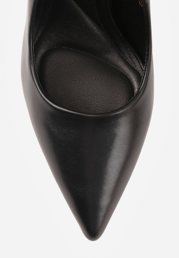 Born2be - Czarne Klasyczne Szpilki VICES o Gładkim Wykończeniu Selimya. Okazja: do pracy, na co dzień, na wesele, na ślub cywilny. Kolor: czarny. Materiał: jeans. Wzór: gładki. Obcas: na szpilce. Styl: klasyczny