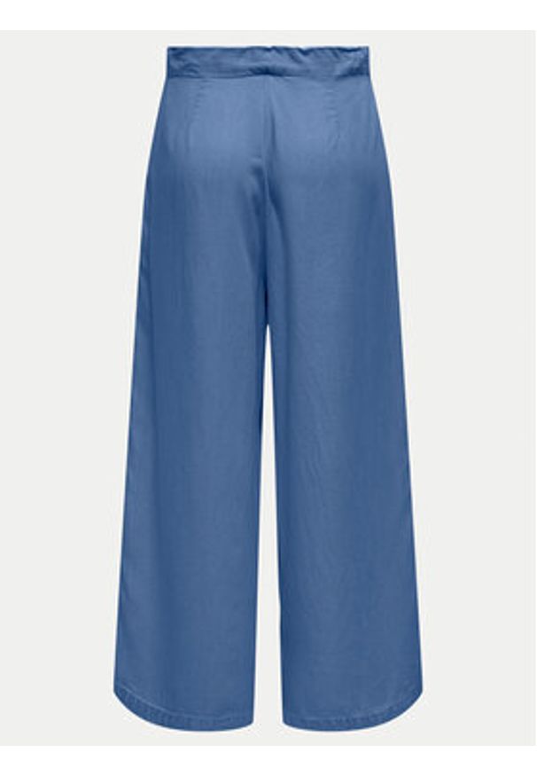 only - ONLY Kuloty Charis 15337936 Niebieski Wide Leg. Kolor: niebieski. Materiał: lyocell
