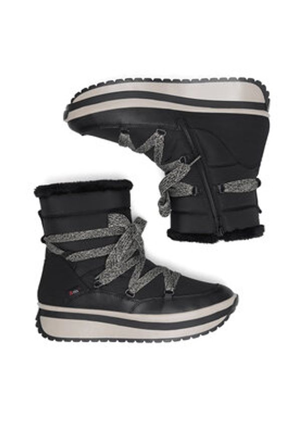 Rieker Revolution Lifestyle Śniegowce W0971-00 Czarny. Kolor: czarny. Materiał: skóra, syntetyk