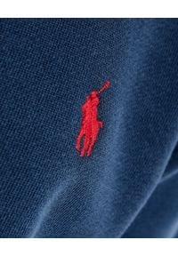 Ralph Lauren - RALPH LAUREN - Granatowa bluza z kapturem Garment-Dyed. Typ kołnierza: kaptur. Kolor: niebieski. Wzór: haft
