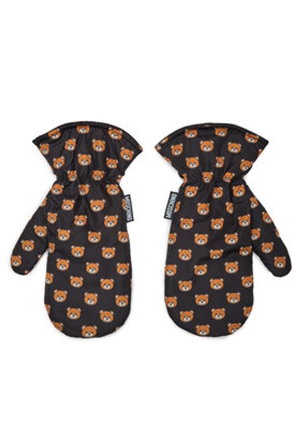 MOSCHINO Rękawiczki Damskie 65393 M3003 Czarny. Kolor: czarny. Materiał: poliester, materiał