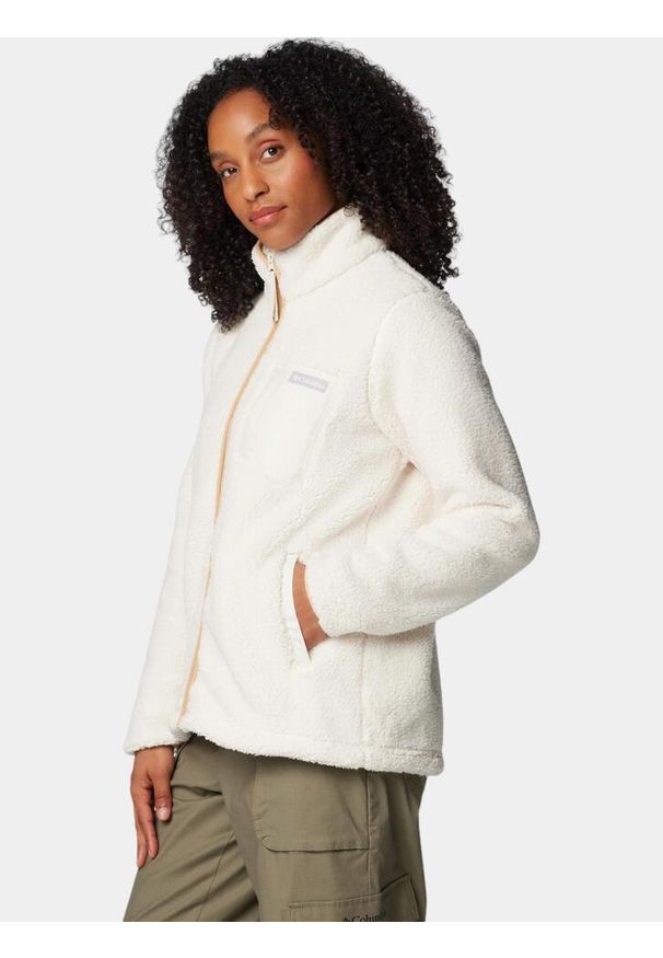 columbia - Bluza Polarowa Damska Columbia West Bend II. Kolor: beżowy. Materiał: polar. Sport: turystyka piesza