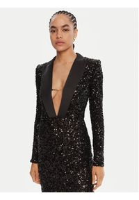 Elisabetta Franchi Sukienka wieczorowa AB-R13-56E2-V860 Czarny Regular Fit. Kolor: czarny. Materiał: syntetyk. Styl: wizytowy #3