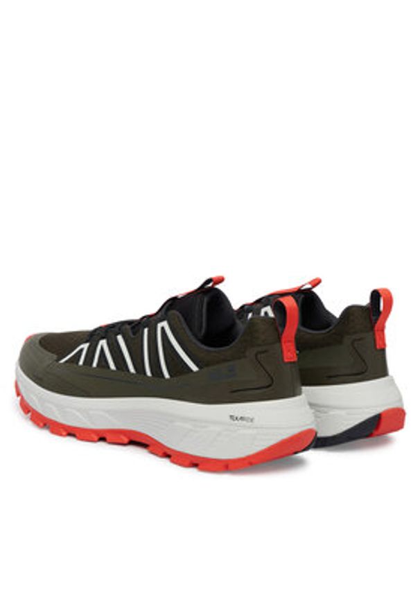 Jack Wolfskin Trekkingi Wild Hike Low M A65579 Zielony. Kolor: zielony. Materiał: skóra. Sport: turystyka piesza
