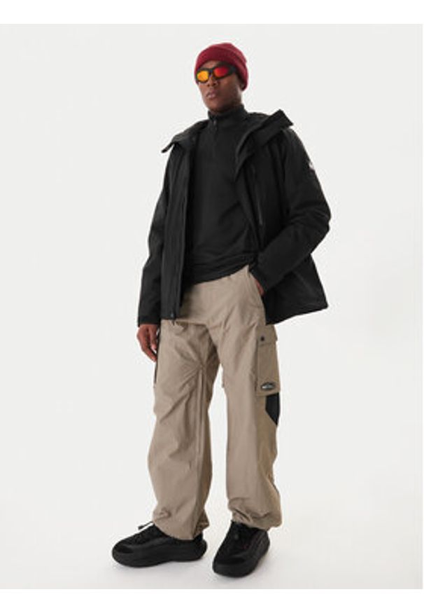 Quiksilver Spodnie narciarskie Snow Down Cargo EQYTP03231 Beżowy Relaxed Fit. Kolor: beżowy. Materiał: syntetyk. Sport: narciarstwo