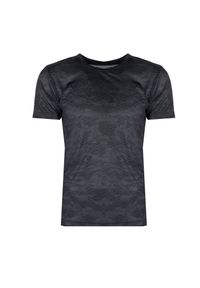 Champion T-Shirt "Micro Mesh" | 218039 | Mężczyzna | Grafitowy. Okazja: na co dzień. Kolor: szary. Materiał: poliester. Długość rękawa: krótki rękaw. Wzór: nadruk. Styl: casual, klasyczny
