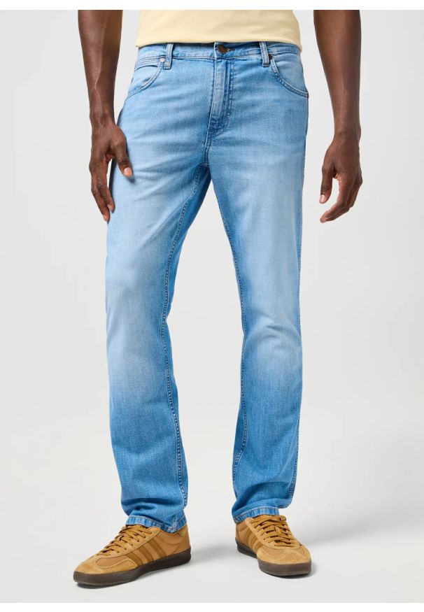 Wrangler - MESKIE SPODNIE JEANSOWE WRANGLER GREENSBORO SLATE SHADE 112362439