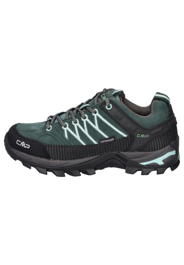 Buty trekkingowe damskie CMP Rigel Low Wp trek. Kolor: zielony. Styl: sportowy