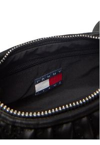 Tommy Jeans Torebka Tjw Iconic Shoulder Quilted AW0AW17302 Czarny. Kolor: czarny. Materiał: skórzane