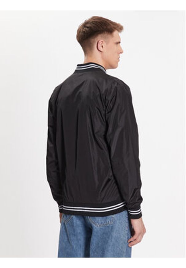 47 Brand Kurtka bomber New York Yankees Wordmark 47 Drift Track Jacket Czarny Regular Fit. Kolor: czarny. Materiał: syntetyk