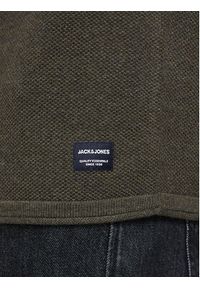 Jack & Jones - Jack&Jones Sweter Hill 12157321 Zielony Regular Fit. Kolor: zielony. Materiał: bawełna #2