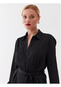 Calvin Klein Sukienka koszulowa K20K205697 Czarny Regular Fit. Kolor: czarny. Materiał: syntetyk. Typ sukienki: koszulowe