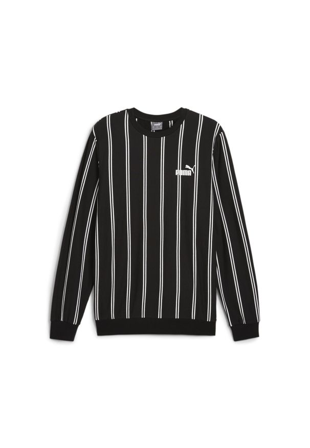 Puma - Męska bluza z grafiką PUMA SPORTS CLUB PUMA Black. Kolor: czarny. Materiał: prążkowany. Wzór: nadruk. Sport: joga i pilates
