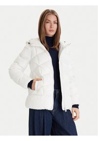 Geox Kurtka zimowa Anylla W4628P T3144 F1680 Biały Regular Fit. Kolor: biały. Materiał: syntetyk. Sezon: zima #1