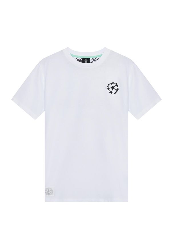CHAMPIONS LEAGUE - koszulka Champions League - Lifestyle. Kolor: biały. Materiał: bawełna