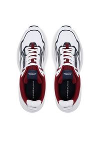 TOMMY HILFIGER - Tommy Hilfiger Sneakersy Th Dynafast Tech FM0FM05450 Biały. Kolor: biały. Materiał: skóra #6