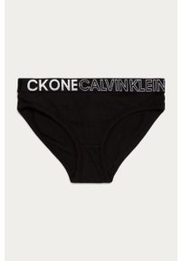 Calvin Klein Underwear - Figi dziecięce (2-pack). Kolor: czarny. Materiał: bawełna, dzianina, elastan. Wzór: nadruk #5