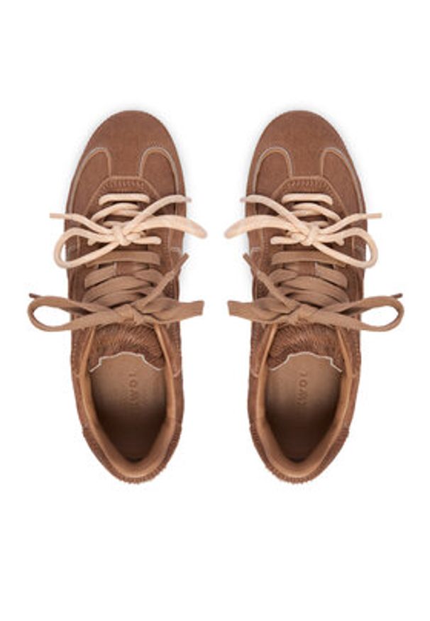 Nokwol Sneakersy August Beżowy. Kolor: beżowy. Materiał: zamsz, skóra