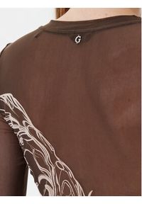 Guess Body W5YP06 KCZC2 Brązowy Regular Fit. Kolor: brązowy. Materiał: syntetyk #3