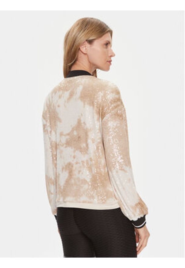 Liu Jo Bluza TA4018 J4623 Beżowy Regular Fit. Kolor: beżowy. Materiał: syntetyk