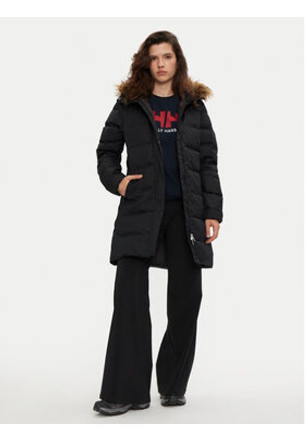 Helly Hansen Kurtka puchowa Aden 54429 Czarny Regular Fit. Kolor: czarny. Materiał: syntetyk