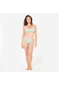 Dół kostiumu kąpielowego surfingowego damski Roxy Flower. Kolor: zielony. Materiał: nylon, elastan