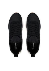 Calvin Klein Jeans Sneakersy Retro Runner Lace Up Sock YW0YW02060 Czarny. Kolor: czarny. Materiał: materiał #2
