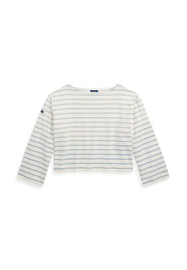 Polo Ralph Lauren Bluzka 211959103003 Écru Relaxed Fit. Typ kołnierza: polo. Materiał: bawełna