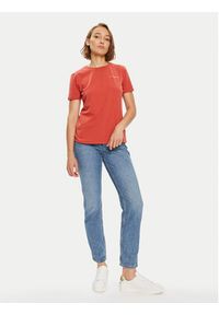 TOMMY HILFIGER - Tommy Hilfiger T-Shirt 1985 WW0WW37877 Czerwony Regular Fit. Kolor: czerwony. Materiał: bawełna