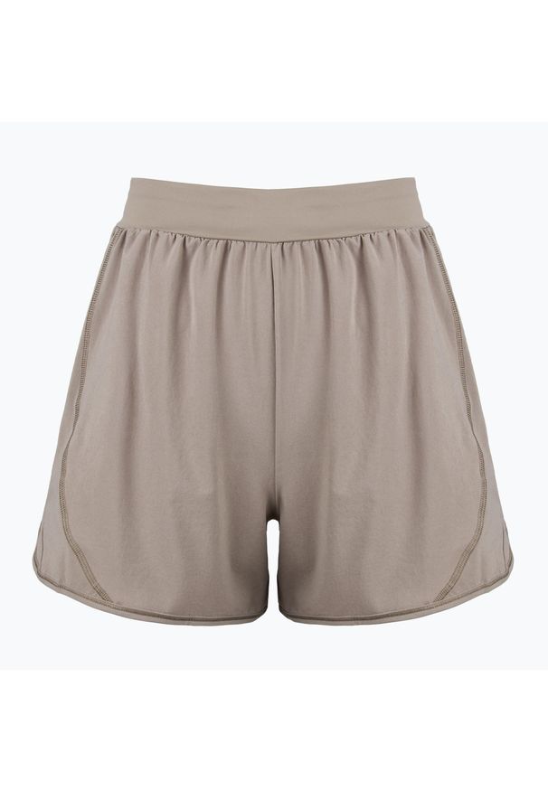 Reebok Fitness - Spodenki Reebok Lux Woven Short. Kolor: szary. Sport: fitness