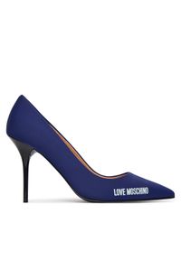 Love Moschino - LOVE MOSCHINO Szpilki JA10299G1OIM0750 Niebieski. Kolor: niebieski. Materiał: skóra. Obcas: na szpilce #1