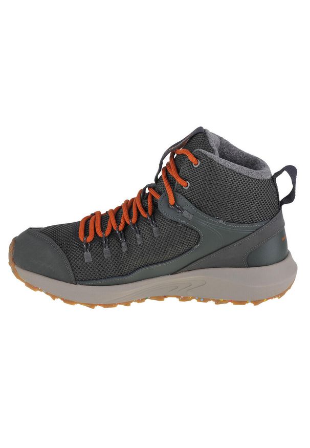 columbia - Buty turystyczne męskie Columbia Trailstorm Mid Waterproof Omni Heat. Wysokość cholewki: za kostkę. Zapięcie: sznurówki. Kolor: wielokolorowy, pomarańczowy, żółty, brązowy, szary. Materiał: guma, syntetyk, tkanina, materiał. Szerokość cholewki: normalna. Technologia: Omni-Heat (Columbia)