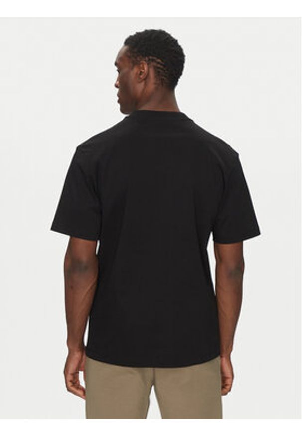 Hugo - HUGO T-Shirt Dombiro 50536347 Czarny Relaxed Fit. Kolor: czarny. Materiał: bawełna