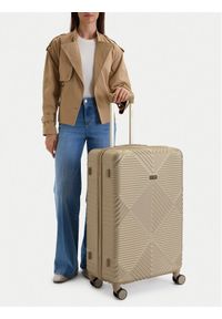 Nine West Walizka duża CEO-NW-L-002-09 GOLD Złoty. Kolor: złoty #1