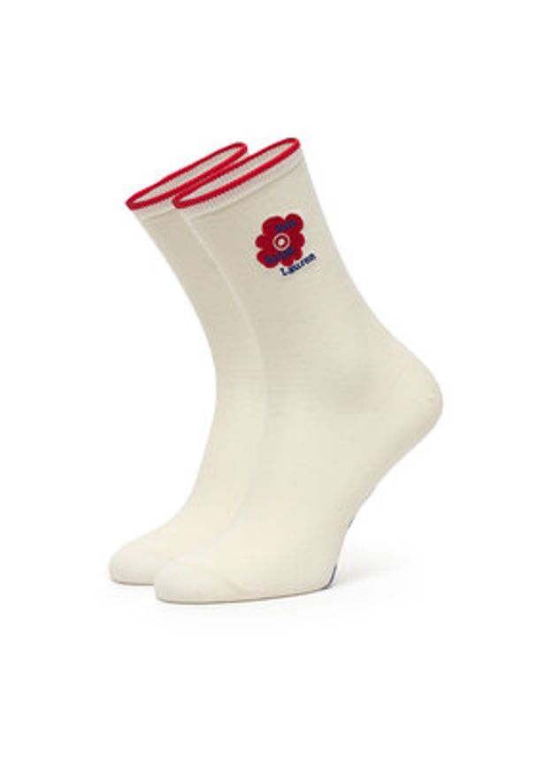 Polo Ralph Lauren Skarpety długie 455P10258001 Écru. Materiał: bawełna