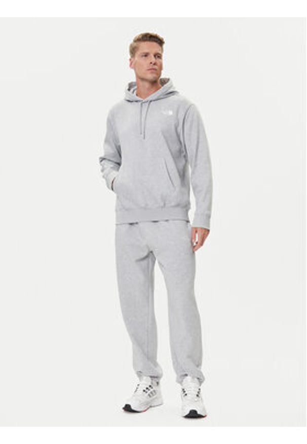 The North Face Bluza Essential NF0A89ES Szary Regular Fit. Kolor: szary. Materiał: bawełna