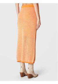 Seafolly Spódnica midi Sunray 54910-KN Pomarańczowy Regular Fit. Kolor: pomarańczowy. Materiał: bawełna
