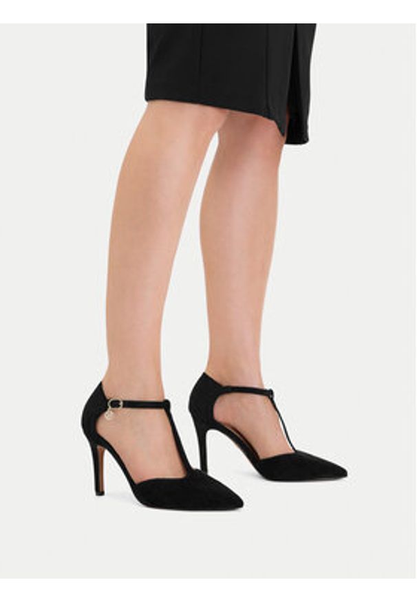 Nine West Szpilki CEO-CD25-193-1 Czarny. Kolor: czarny. Materiał: materiał. Obcas: na szpilce