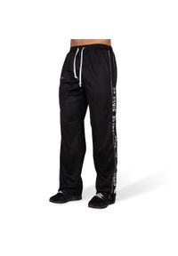 GORILLA WEAR - Functional Mesh Spodnie - Czarny/Biały. Kolor: biały, czarny, wielokolorowy. Materiał: mesh. Sport: fitness