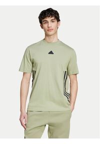 Adidas - adidas T-Shirt Future Icons 3-Stripes IY7736 Zielony Regular Fit. Kolor: zielony. Materiał: bawełna