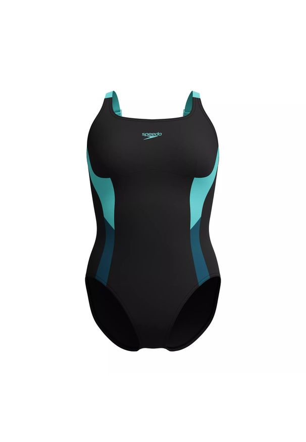 Strój kąpielowy jednoczęściowy damski na basen Speedo Shaping Solid. Kolor: czarny, niebieski, wielokolorowy