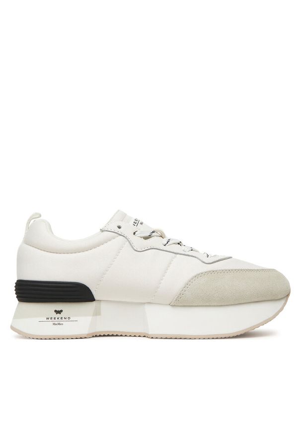 Sneakersy Weekend Max Mara. Kolor: biały