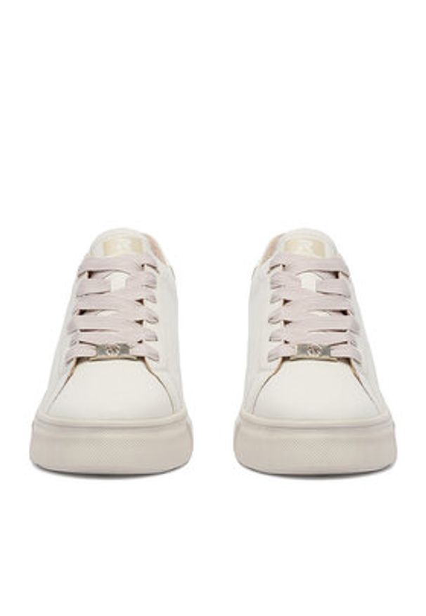 Rieker Sneakersy W2601-82 Biały. Kolor: biały. Materiał: skóra