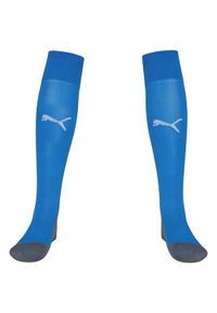 Puma - Skarpety Piłkarskie Liga Core Dla Dzieci. Kolor: niebieski. Sport: piłka nożna