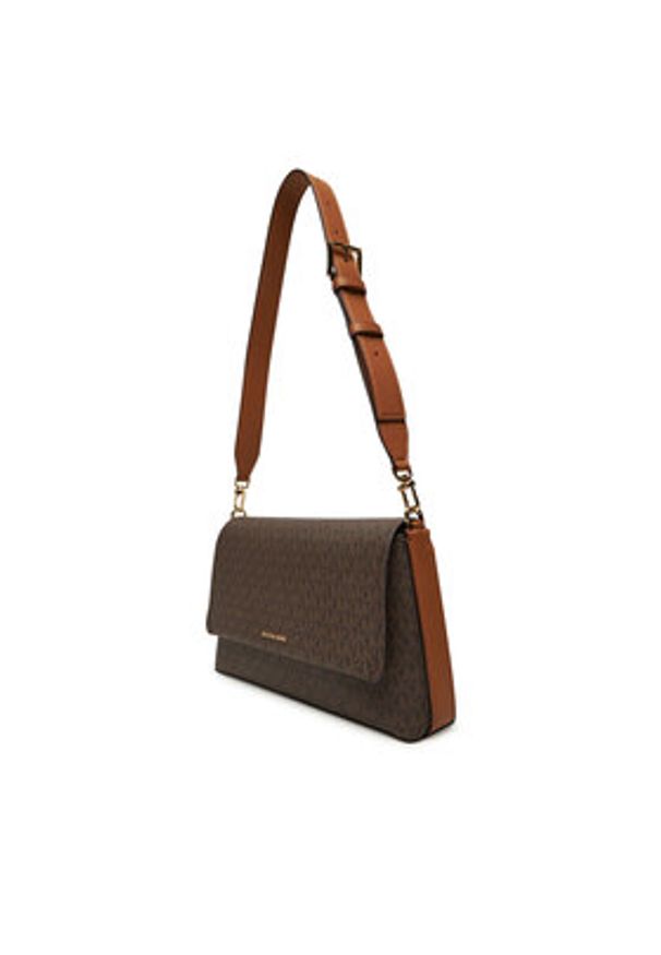 MICHAEL Michael Kors Torebka Nessa 30T5G8ZM3B Brązowy. Kolor: brązowy. Materiał: skórzane