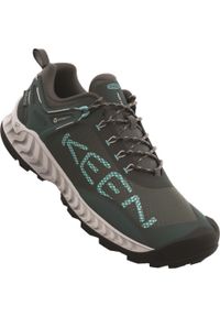 keen - Buty trekkingowe damskie Keen Nxis Evo Wp niskie wodoodporne zielone. Kolor: niebieski