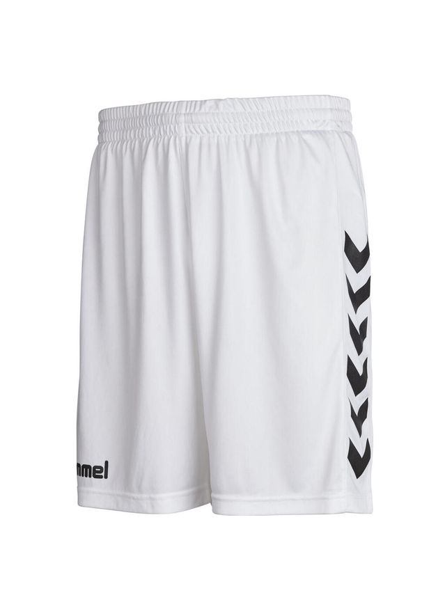Spodenki sportowe męskie Hummel Core Poly Shorts. Kolor: biały, wielokolorowy, czarny